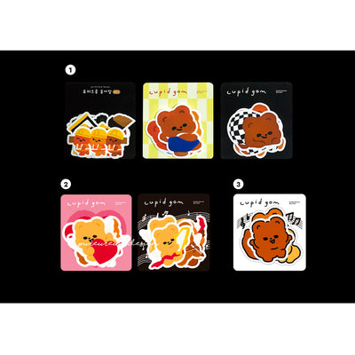 Pureureumdesign - Cupid Bear Sculpture Sticker Pack ver.2