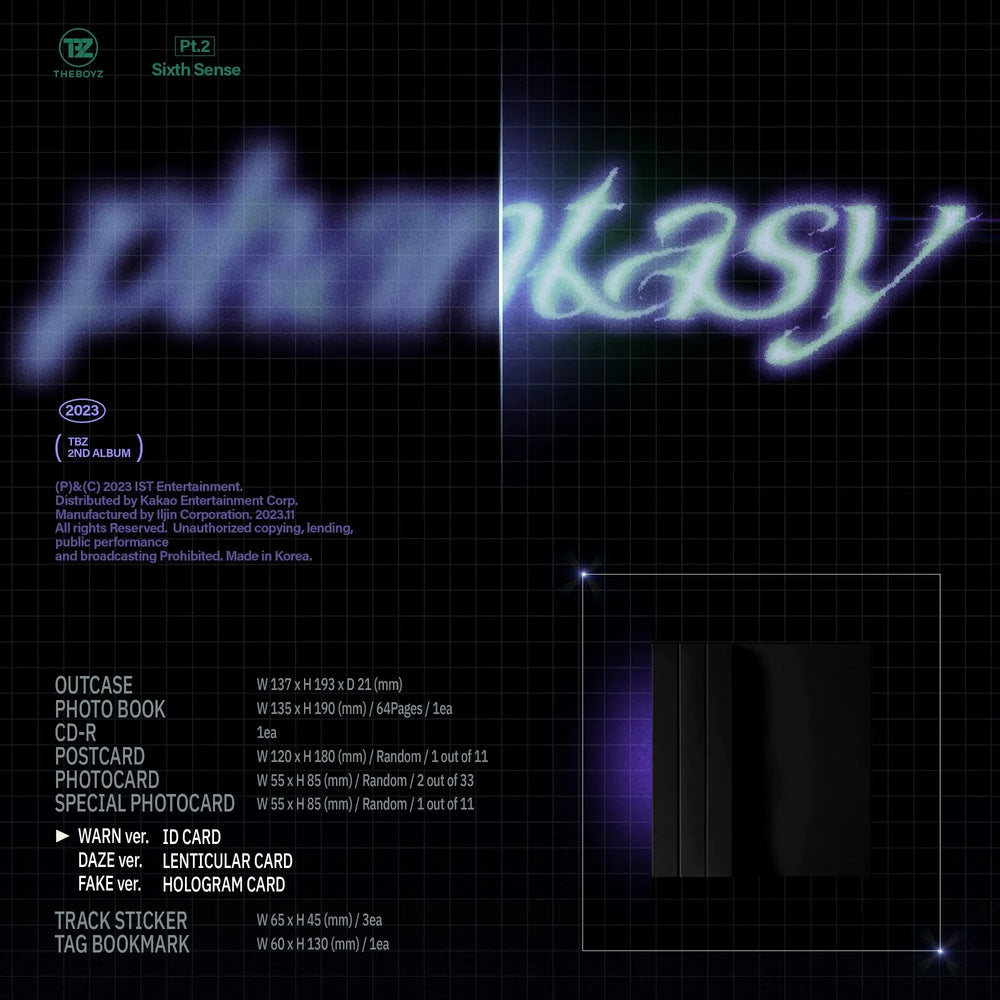 THE BOYZ - Phantasy Pt.2 Sixth Sense : 2nd Full Album - THE BOYZ - Album - Harumio