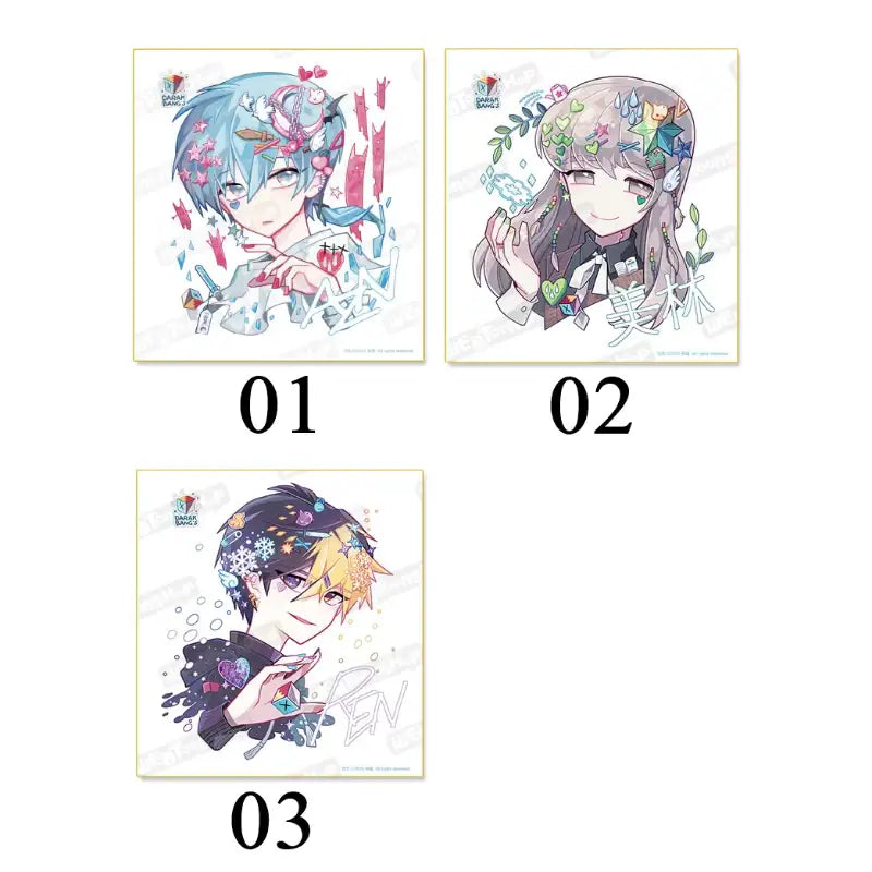 Anz - Autographed Paper - Webtoon Shop - Illustrated Art Paper - Harumio