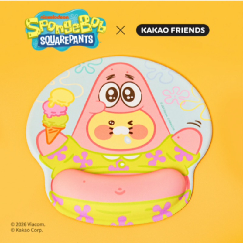 SpongeBob x Kakao Friends - Baby Patrick Wrist Rest Mouse Pad Baby Chunsik