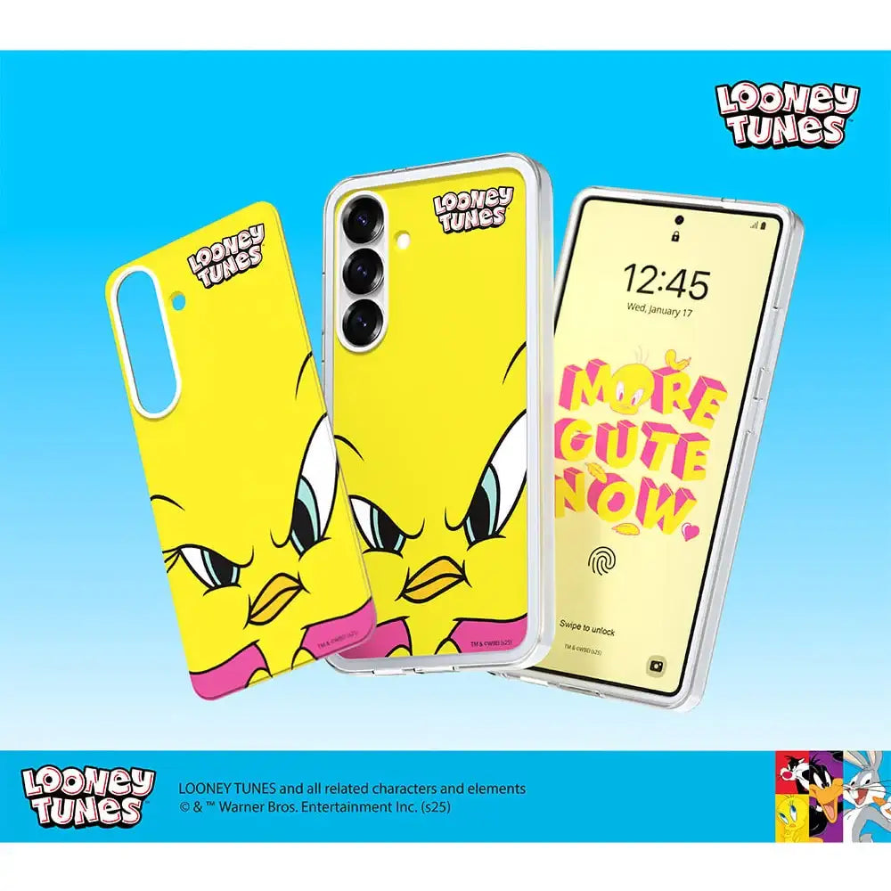 SLBS - Looney Tunes Tweety Close Up Flip Suit Card (Galaxy S25 Series) - SLBS - flipsuit card - Harumio