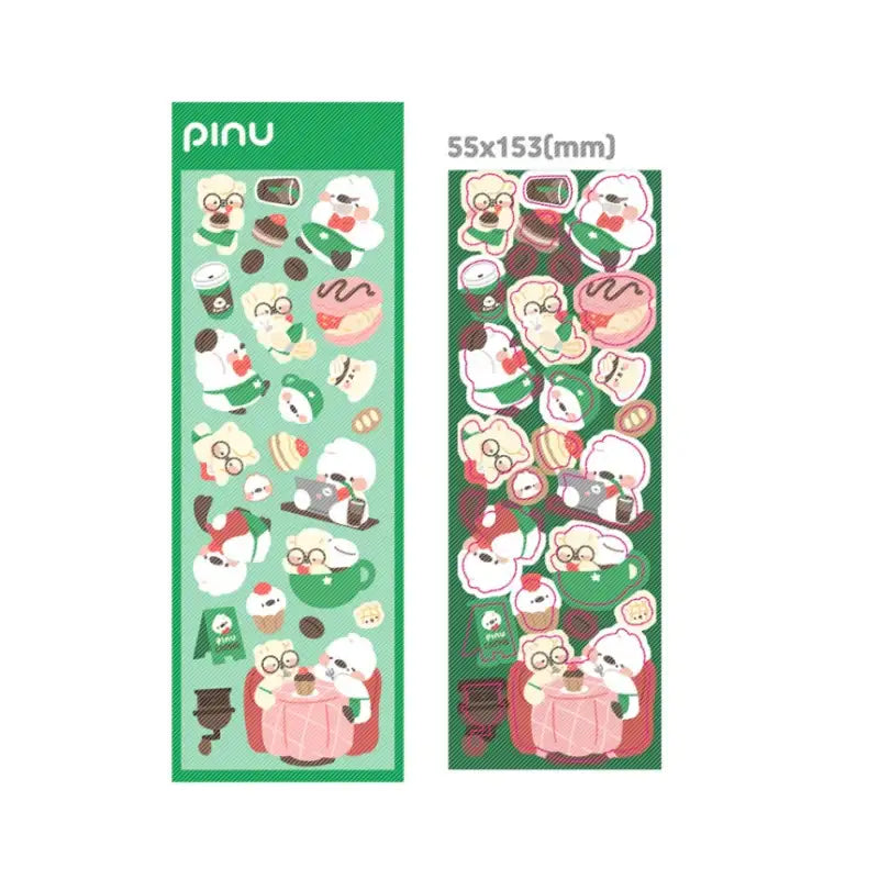 Pinu - Cafe Seal Sticker - Soone Content - Stickers - Harumio
