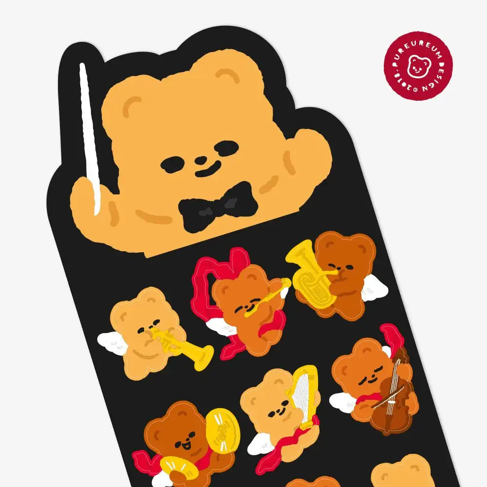 Pureureum Design - Cupid Bear Concert Sticker - Pureureum Design - Home & Living, Accessories - Harumio