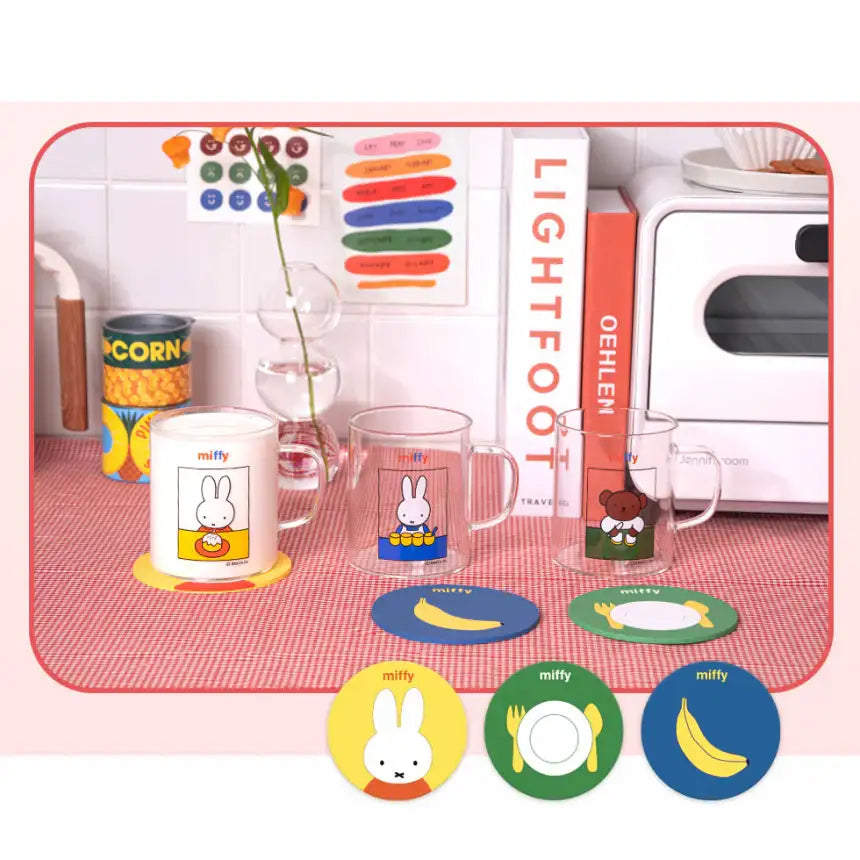 Day Needs - Miffy Glass Cup Set