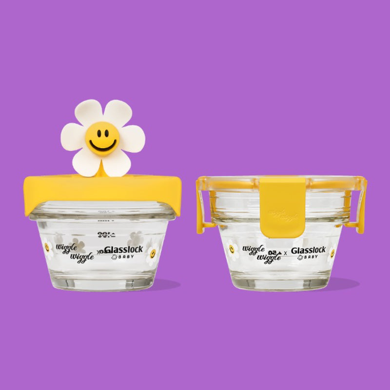 Wiggle Wiggle x Glasslock BABY - Baby Food Container Set