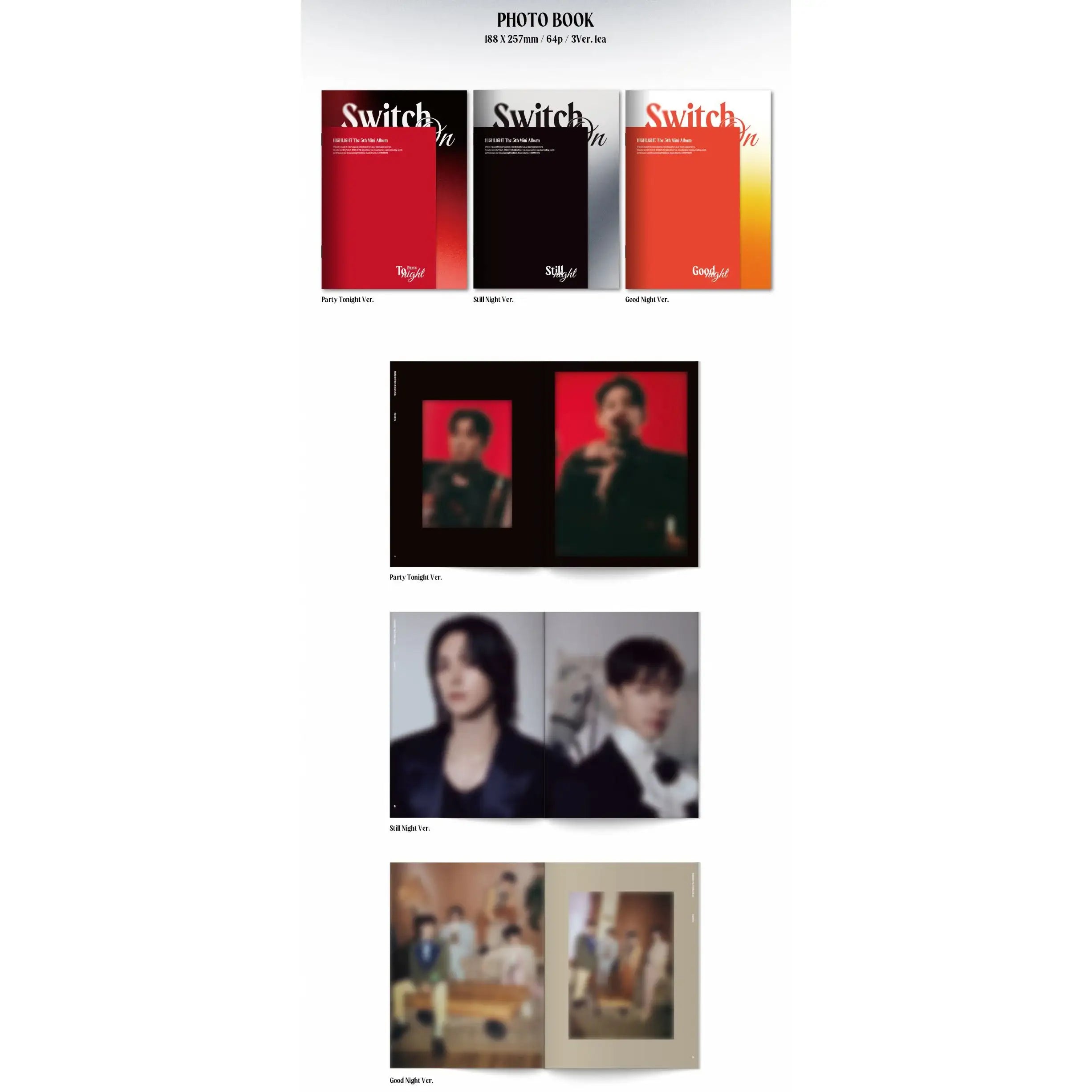 Highlight - Switch On : 5th Mini Album - Highlight - Album - Harumio