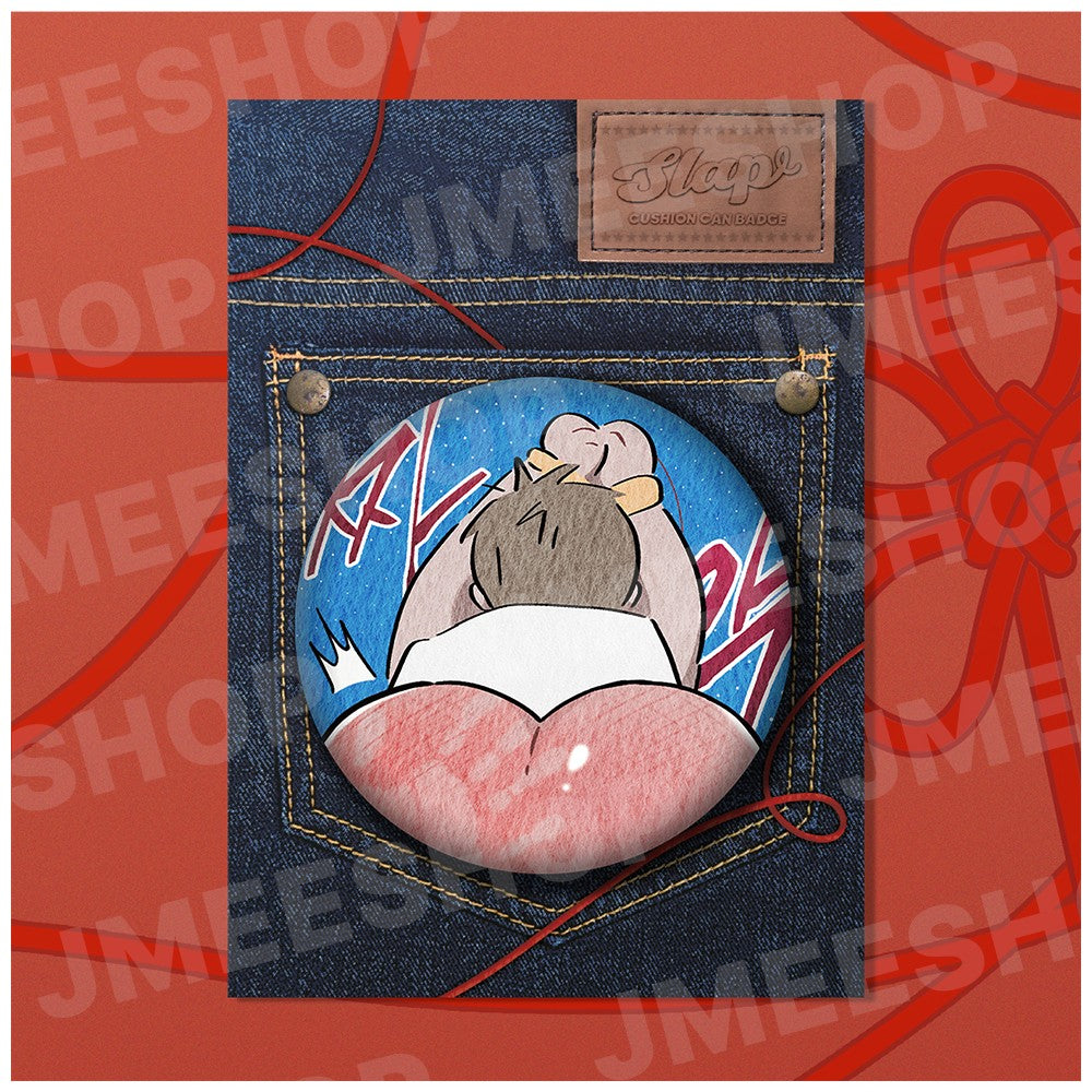 Red Thread Quest - Slap Cushion Can Badge