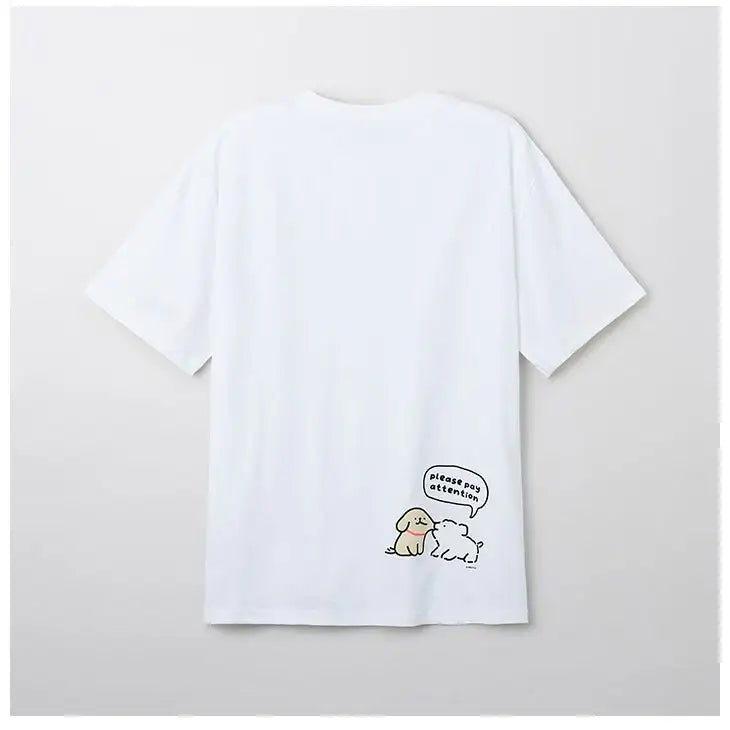 SPAO x Maltese - Short Sleeve T-Shirt (White) - SPAO - T-Shirt - Harumio