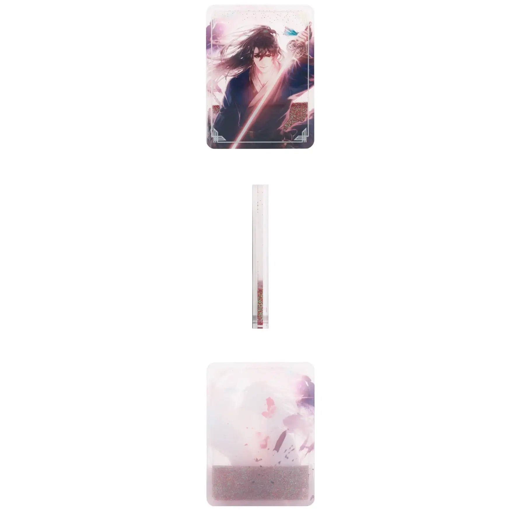 Return of the Blossoming Blade - Glitter Acrylic Block - Return of the Blossoming Blade - Water Glitter - Harumio