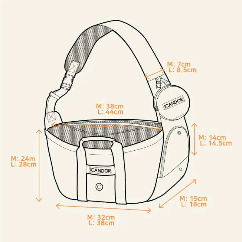 iCANDOR - F/W Edition - Peek-a-boo Bag - iCANDOR - Pet Bag - Harumio