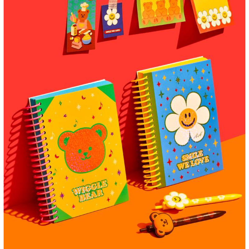 Wiggle Wiggle - Spring Notebook & Pen Set