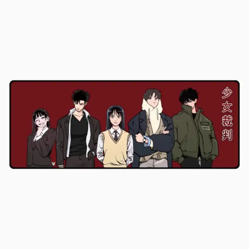 Girl's Trial - Long Mouse Pad - ARTRANK - Mouse Pad - Harumio