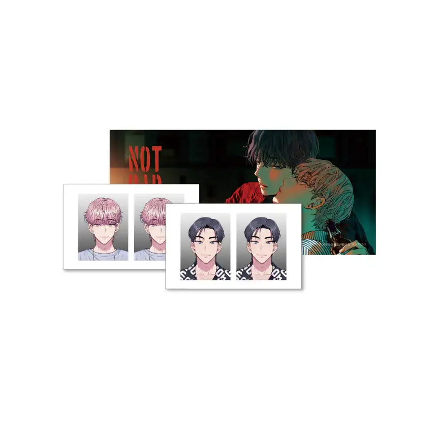 Not Bad - 2-Pc ID Photo Set - Not Bad - Home & Living, Accessories - Harumio