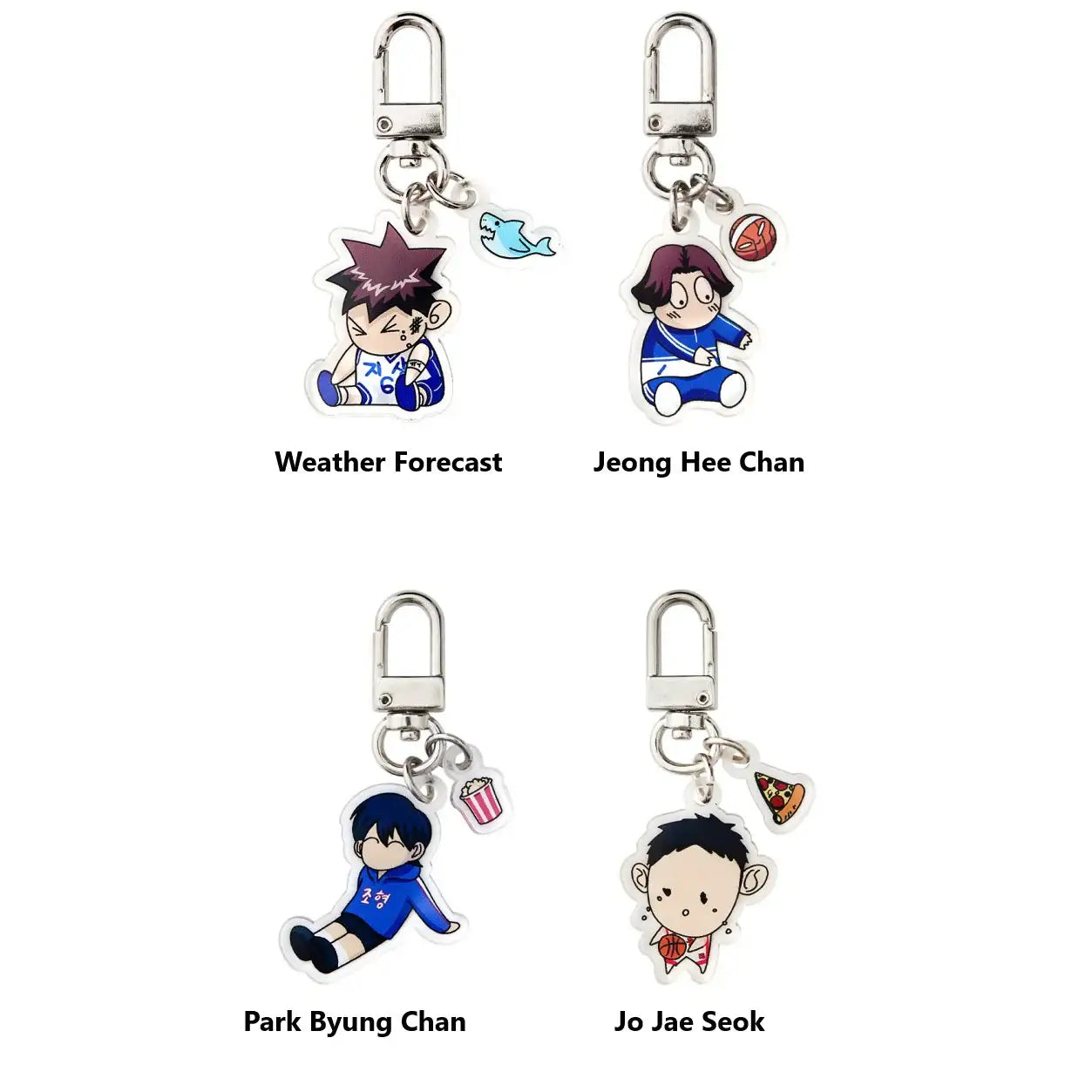 Garbage Time - Jakppung Acrylic Keyring - Webtoon Friends - Acrylic Keyring - Harumio