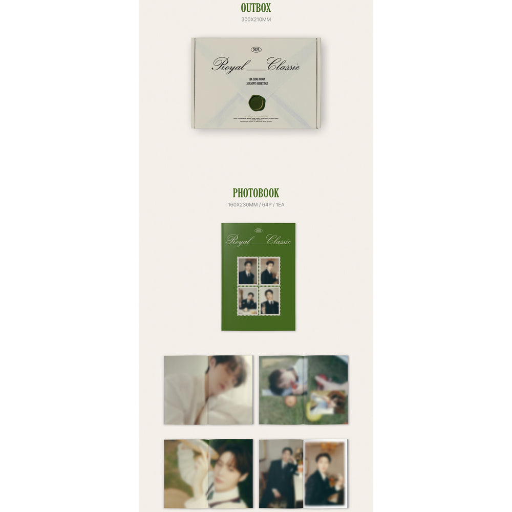 Ha Sung Woon - 2025 Season's Greetings (ROYAL CLASSIC) - Big Planet Made Entertainment - Merchandise - Harumio
