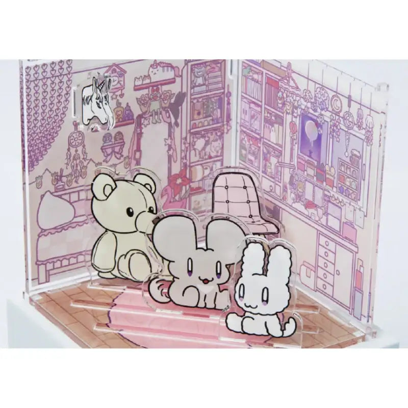 Hello, My Collection - Acrylic Room Diorama - Webtoon Friends - Acrylic Stand - Harumio