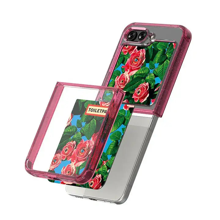 SLBS - Toilet Paper Flower Suit Phone Case (Galaxy Z Flip5) - SLBS - Home & Living, Accessories - Harumio