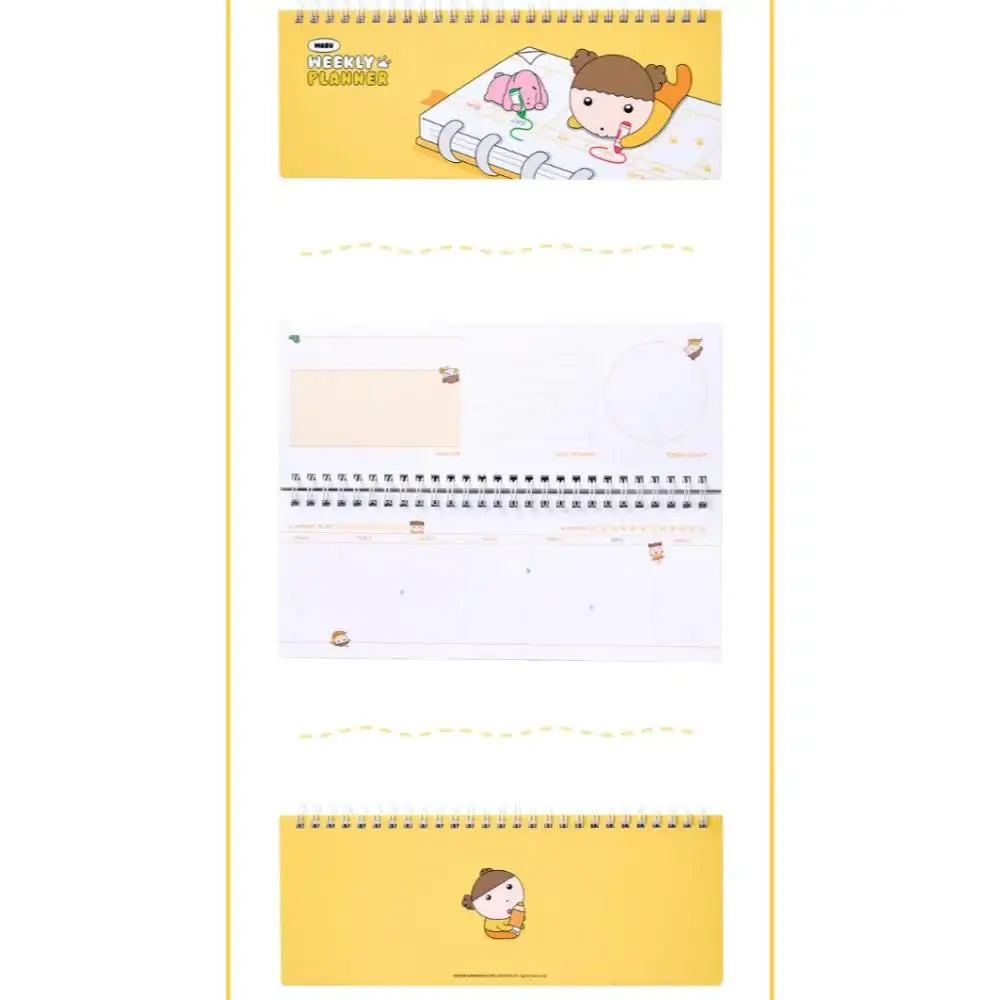 Maru Is a Puppy - Weekly Planner Chokkomi Maru - Webtoon Friends - weekly planner - Harumio
