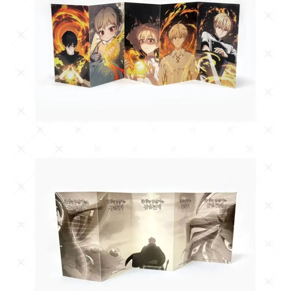 The Reincarnated Assassin Is a Swordmaster - Accordion Postcard - Daon Webtoon Store - Accordion Postcard - Harumio