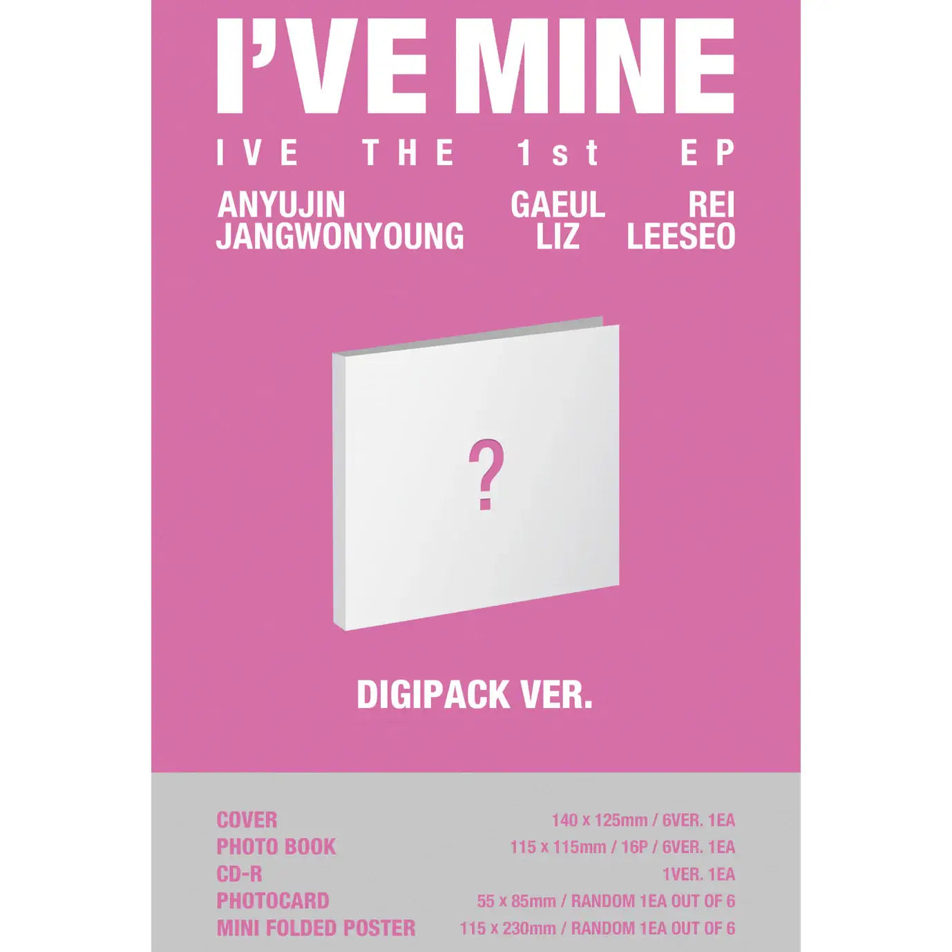IVE - I'VE MINE : The 1st EP (Digipack Version) - IVE - Album - Harumio