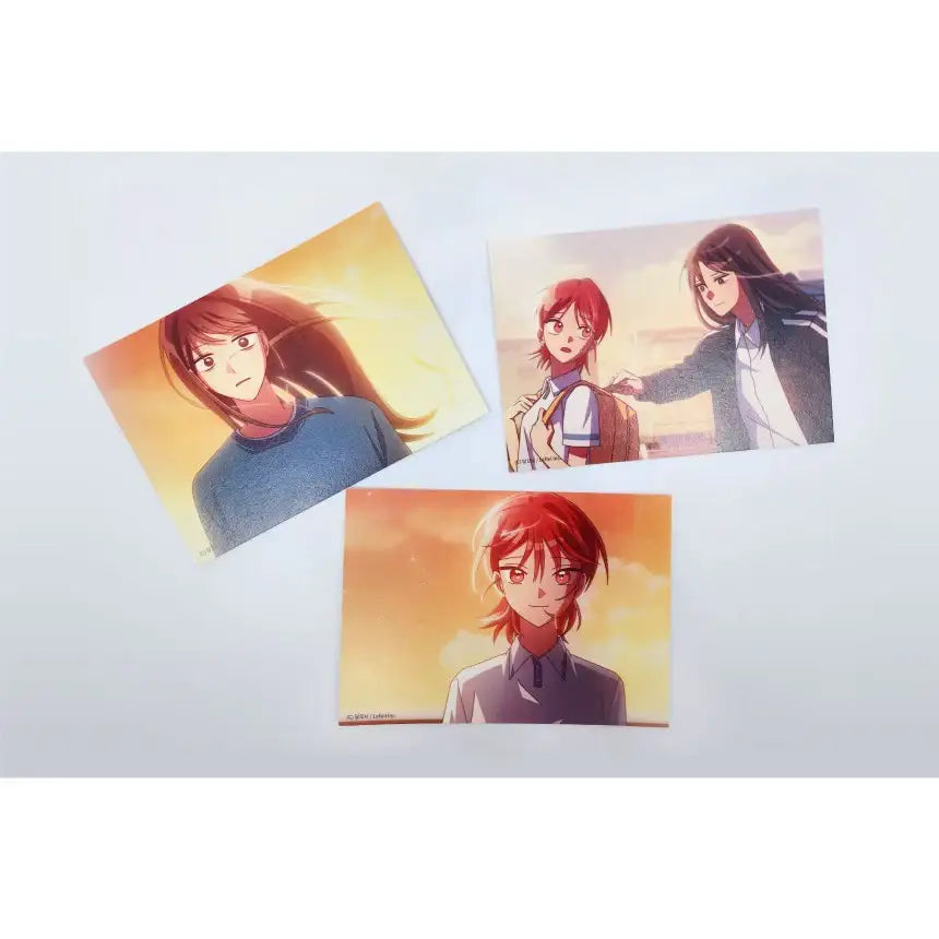 Pyramid Game - Suji & Jaeun Rotating Acrylic Stand Set - Webtoon Friends - Acrylic Stand - Harumio
