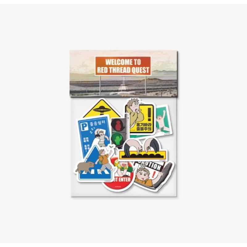 Red Thread Quest - SD Road Sign Sticker Pack