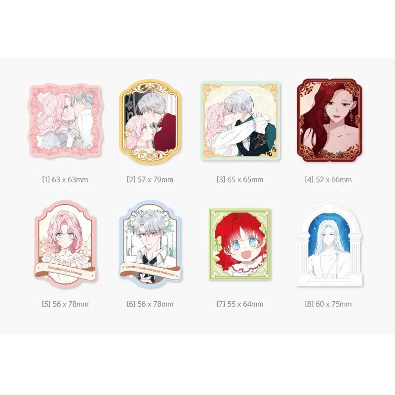 Seduce the Villain's Father - Removable Sticker Set - Soone Content - Stickers - Harumio