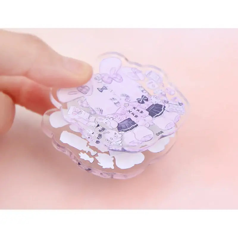 Miffy_riri - Rabbit Friend Acrylic Clip - Webtoon Shop - Accessories - Harumio