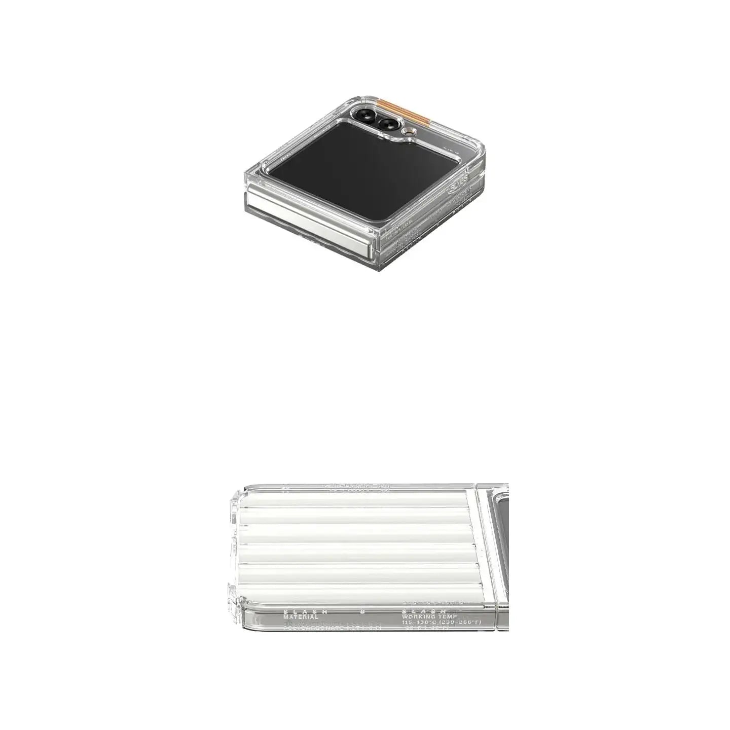 SLBS - STAY B1 Tag Flat Case Clear (Galaxy Z Flip5) - SLBS - Home & Living, Accessories - Harumio