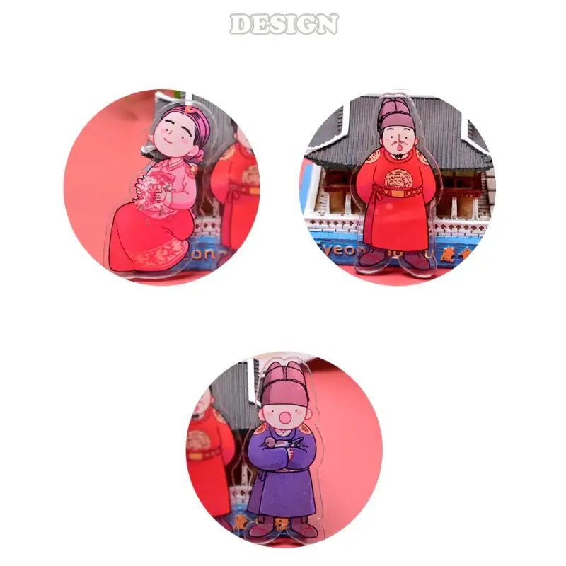 Merong Haechi - Acrylic Magnet Set (3P) - Soone Content - Acrylic Magnet - Harumio