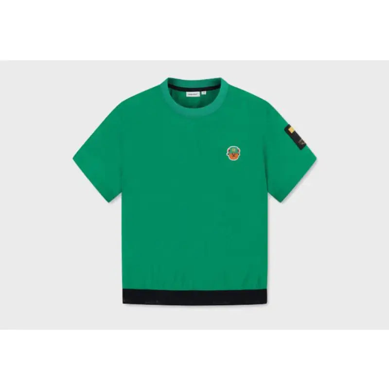 Wiggle Wiggle X Golden Bear - Nylon Woven Crew Neck T-shirt - Wiggle Wiggle - T-shirt - Harumio