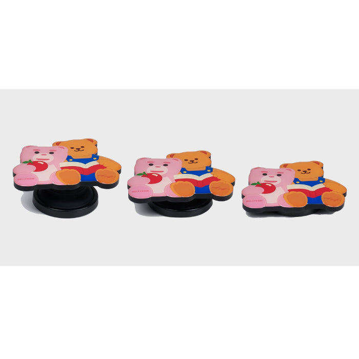 Wiggle Wiggle x Bellygom - Twin Bears Large Sized Griptok