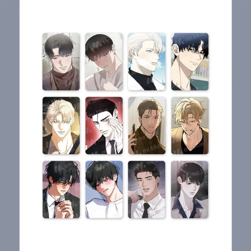 Unusual Families - Photocard & Family Photo Set - Mr. Blue - Photocard - Harumio