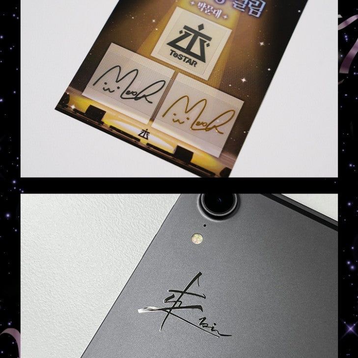 Debut or Die! - Autographed Metal Sticker