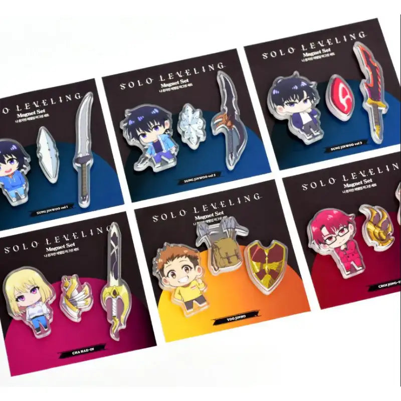 Solo Leveling - Acrylic Magnet Set - Soone Content - Acrylic Magnet - Harumio