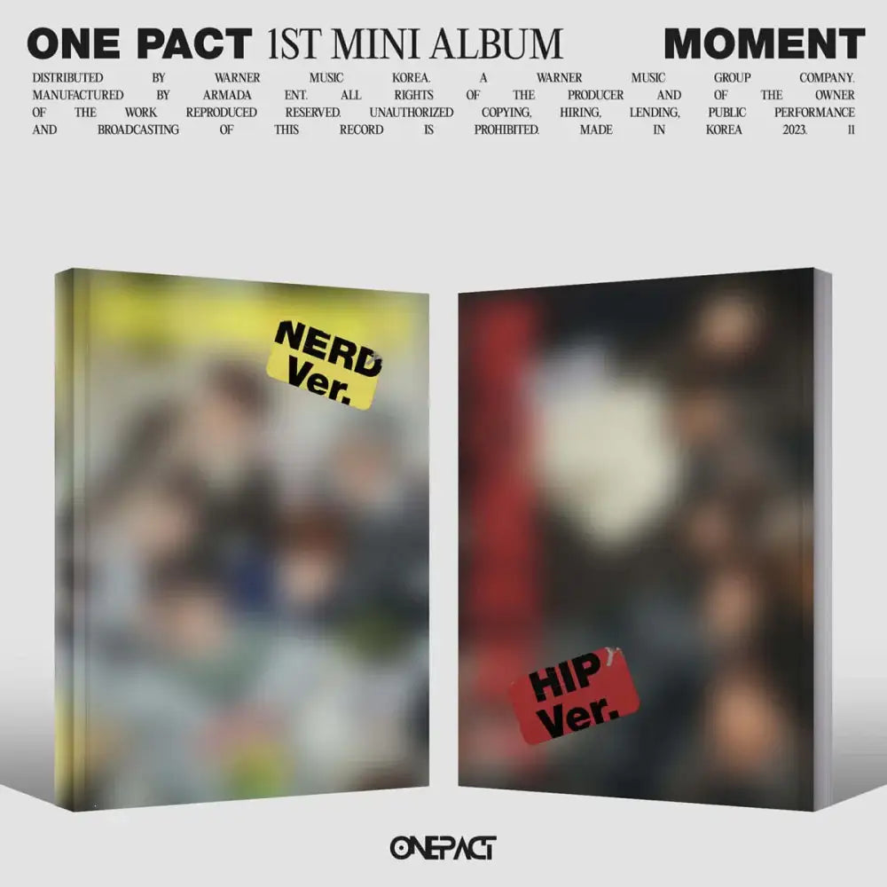 ONE PACT - Moment : 1st Mini Album - Warner Music / Arma D&T Co., Ltd. - Album - Harumio