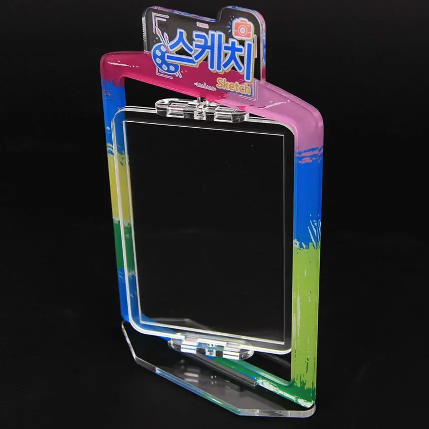 Sketch - Rotating Photo Holder Acrylic Stand - Sketch - Acrylic Stand - Harumio
