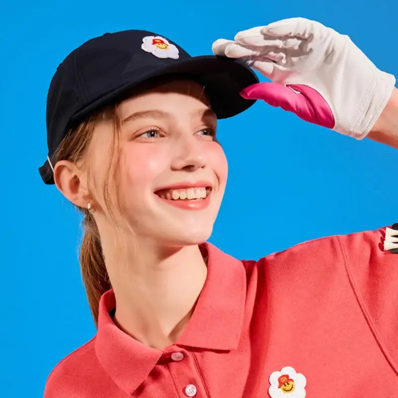 Wiggle Wiggle X Golden Bear - Smile Ball Cap - Wiggle Wiggle - Caps - Harumio