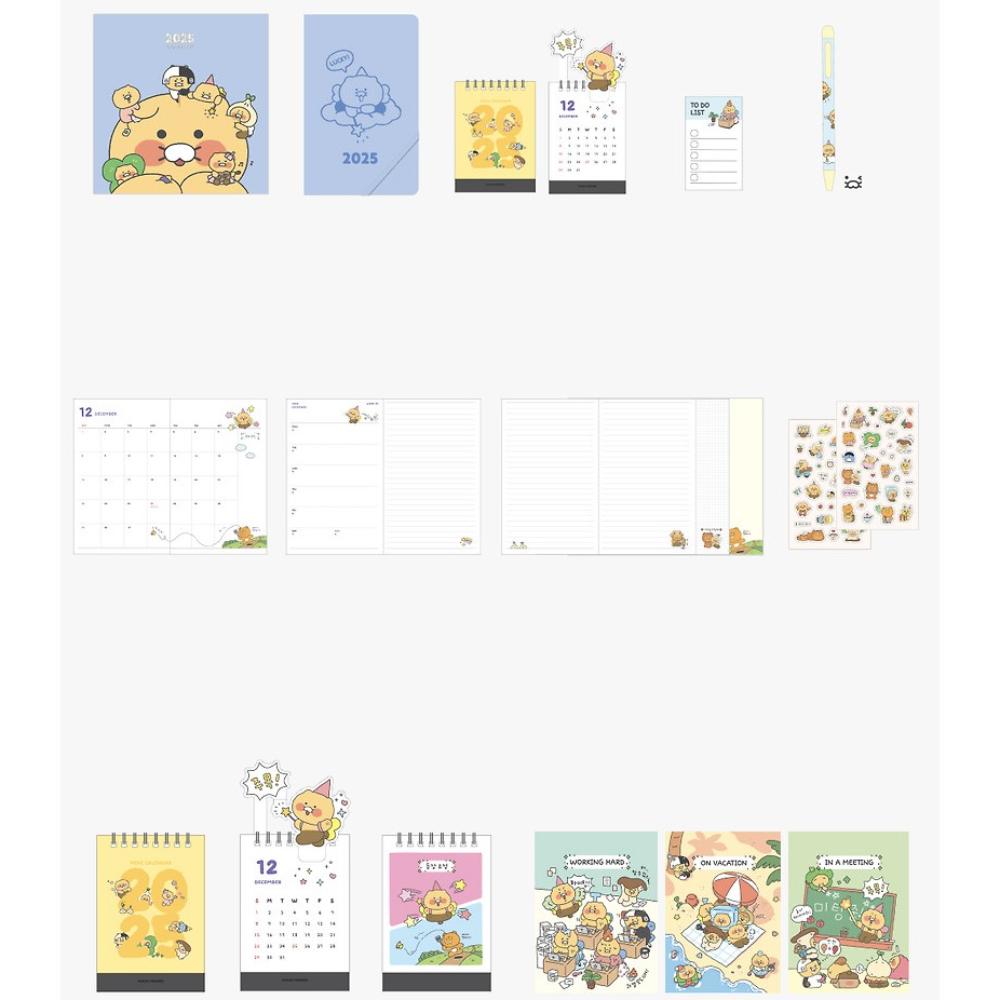 Kakao Friends - Choonsik 2025 Fairy Diary Set - Kakao Friends - Diary - Harumio