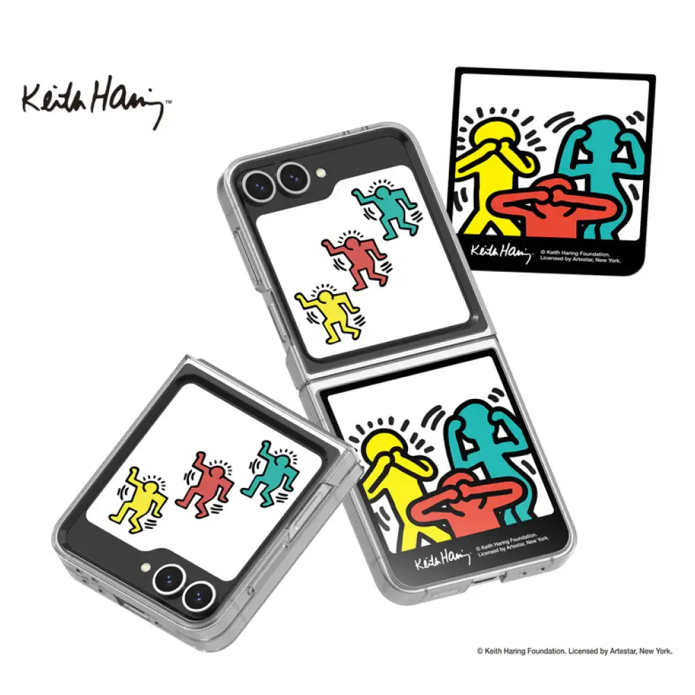 SLBS - Keith Haring Photo Flip Suit Card (Galaxy Z Flip6) - SLBS - flip suit card - Harumio