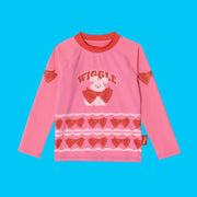 Wiggle Wiggle x Childy - Water Rash Guard Top - Wiggle Wiggle - Swim Top - Harumio