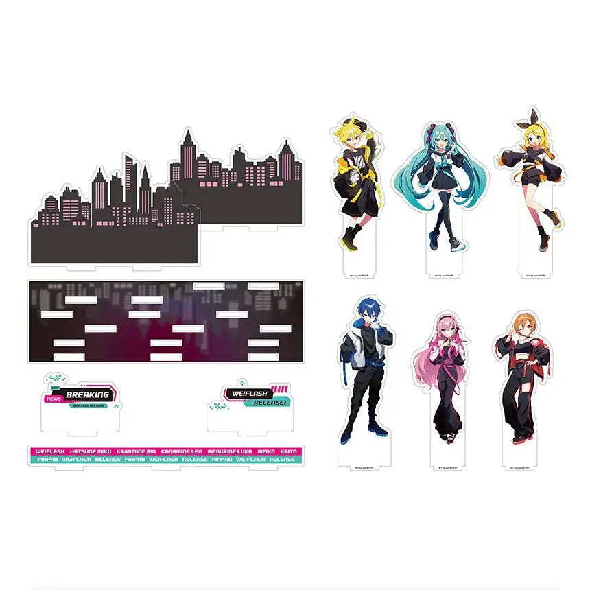Hatsune Miku - Piapro Characters WE!FLASH Acrylic Diorama - Hatsune Miku - Acrylic Diorama - Harumio