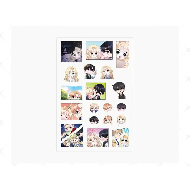 Please Marry Me Again, Husband! - Transparent SD Sticker - Daon Webtoon Store - Stickers - Harumio