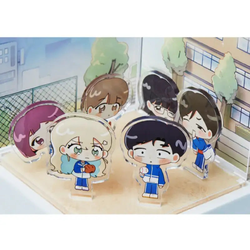 I Only Want to Beat You - Acrylic Room Diorama - Webtoon Friends - Acrylic Stand - Harumio