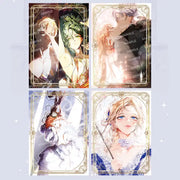 Secret Lady - Gold Leaf Illustration Card Set - KWSTORE - Illustration Card - Harumio