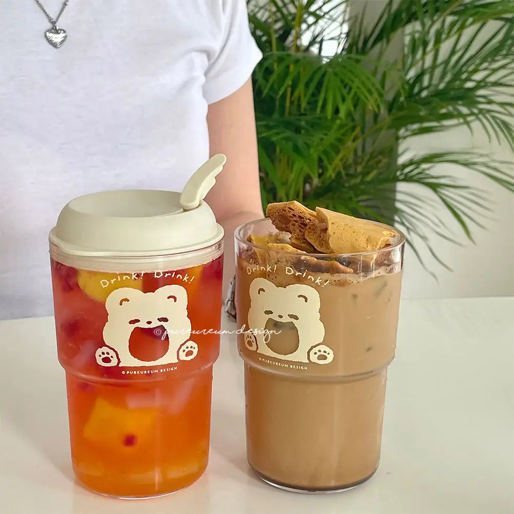 Pureureum Design - Cupid Gom Waang Transparent Tumbler 500ml - Pureureum Design - Home & Living, Accessories - Harumio