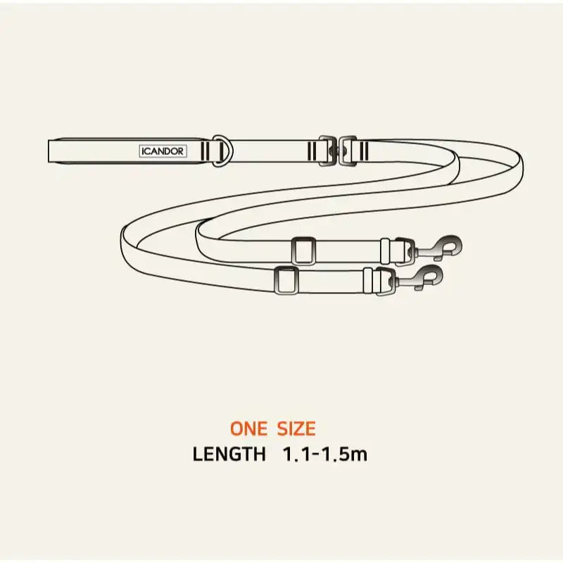 iCANDOR - Gentle Leash Dual _Signature - iCANDOR - Pet Lead - Harumio