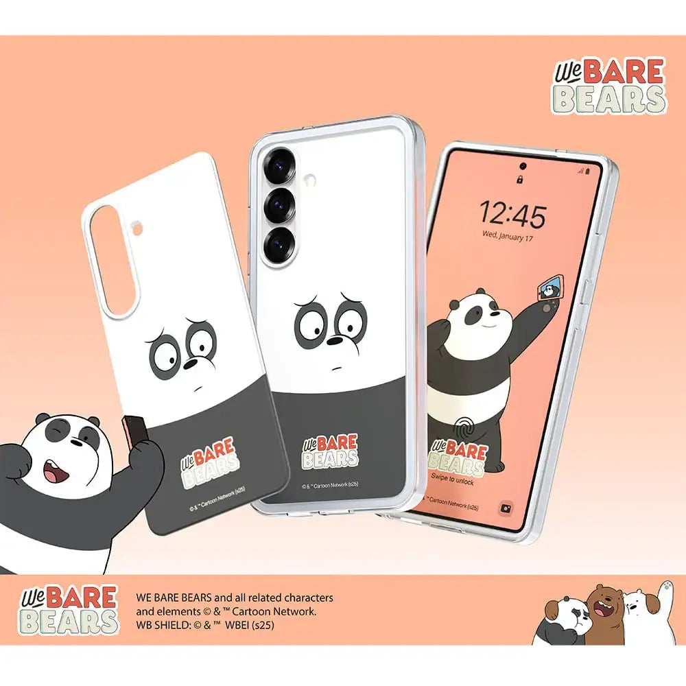 SLBS - We Bare Bears Panda Flip-Suit Card (Galaxy S25 Series) - SLBS - flipsuit card - Harumio