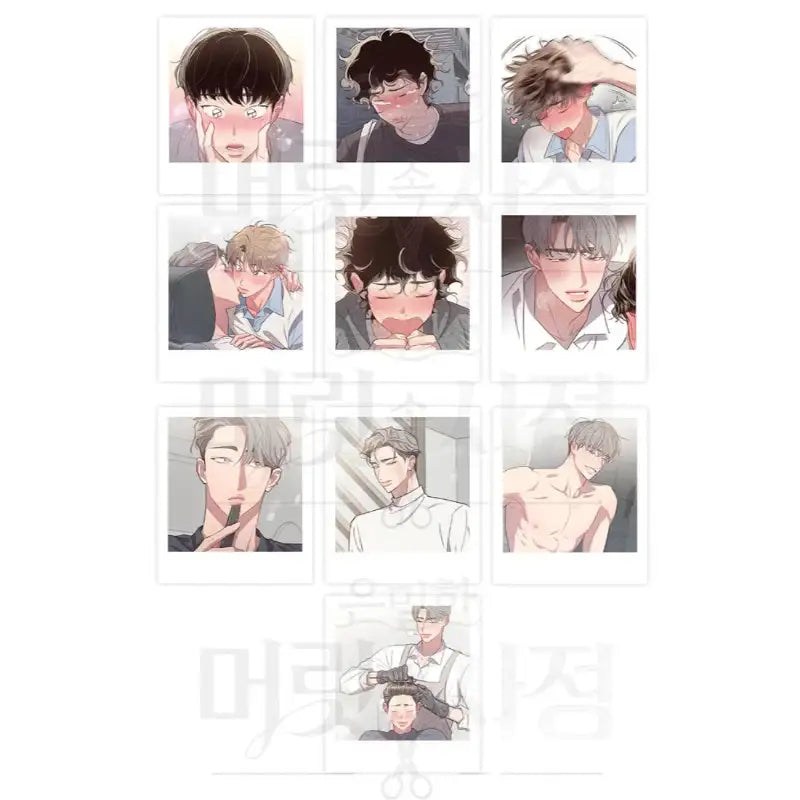 Hair Raising Desires - Polaroid Photo Card Ver.2 - Crack Webtoon Store - Polaroid Photos - Harumio