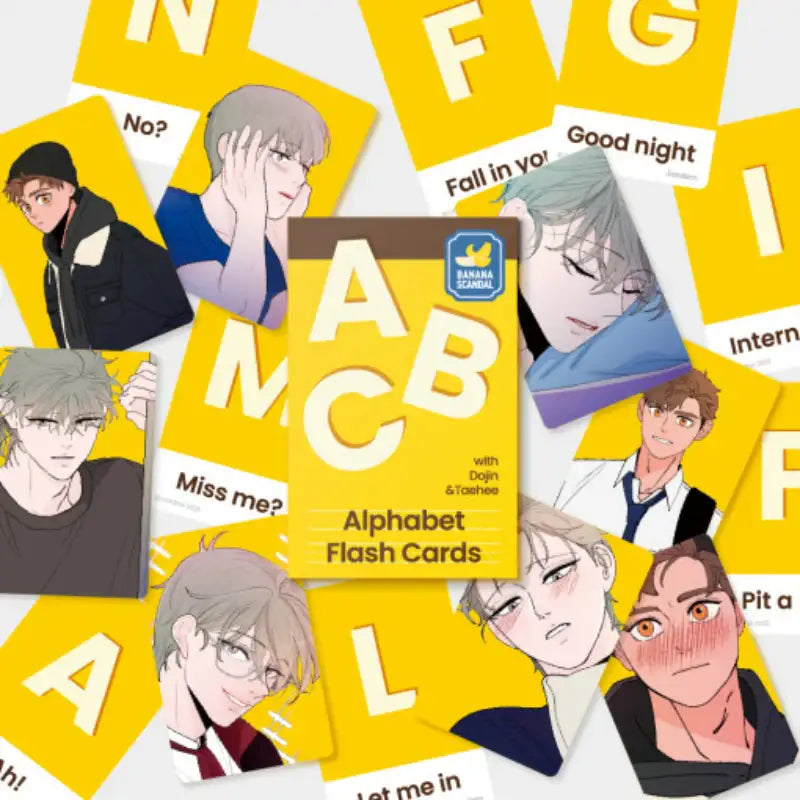 Banana Scandal - Dojin X Taehee Alphabet Flash Cards - Jaedam Media - Cards - Harumio